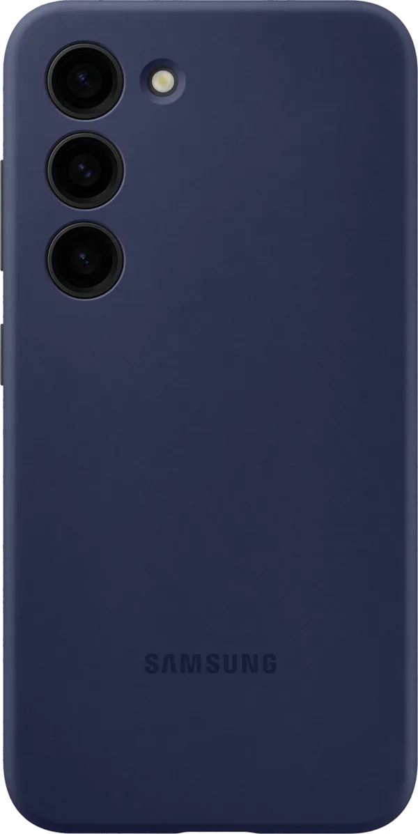 Galaxy S23 Silicone Cover - Dökk blár