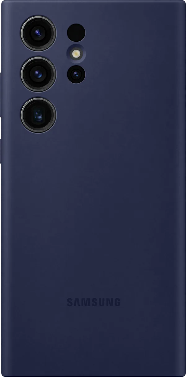 Galaxy S23 Ultra Silicone Cover - Dökk blár