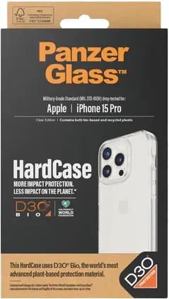 PanzerGlass iPhone 15 Pro HardCase with D3O