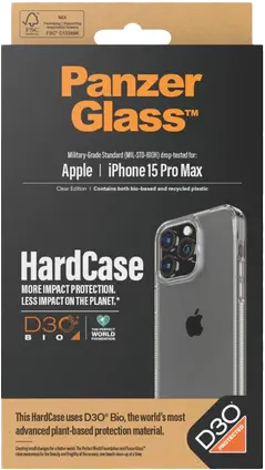 PanzerGlass iPhone 15 Pro Max HardCase with D3O