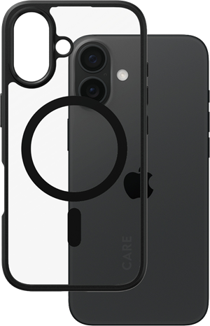 Care by PG iPhone 16 línan Black Frame