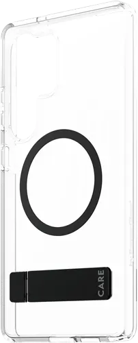 Care S25 Ultra Clear Case QI Kickstand