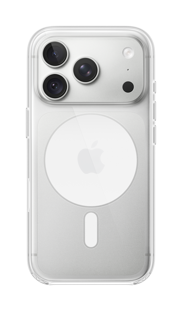 iPhone 18 Pro Silver Clear Case with MagSafe Pure Back Screen USEN