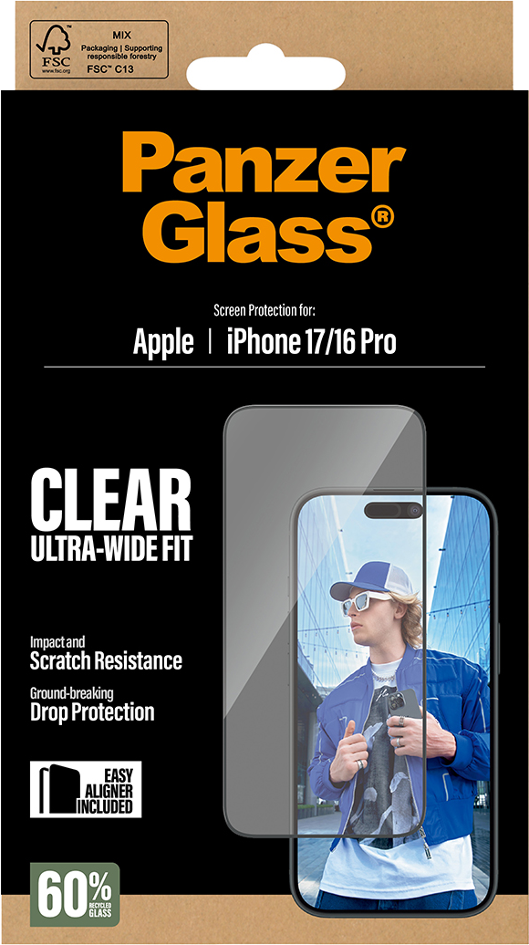 PanzerGlass iPhone 17/16 Pro