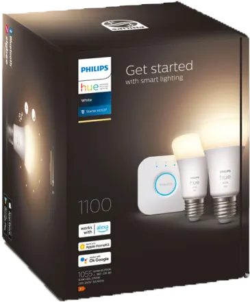 HUE Starter Kit E27 White 2p