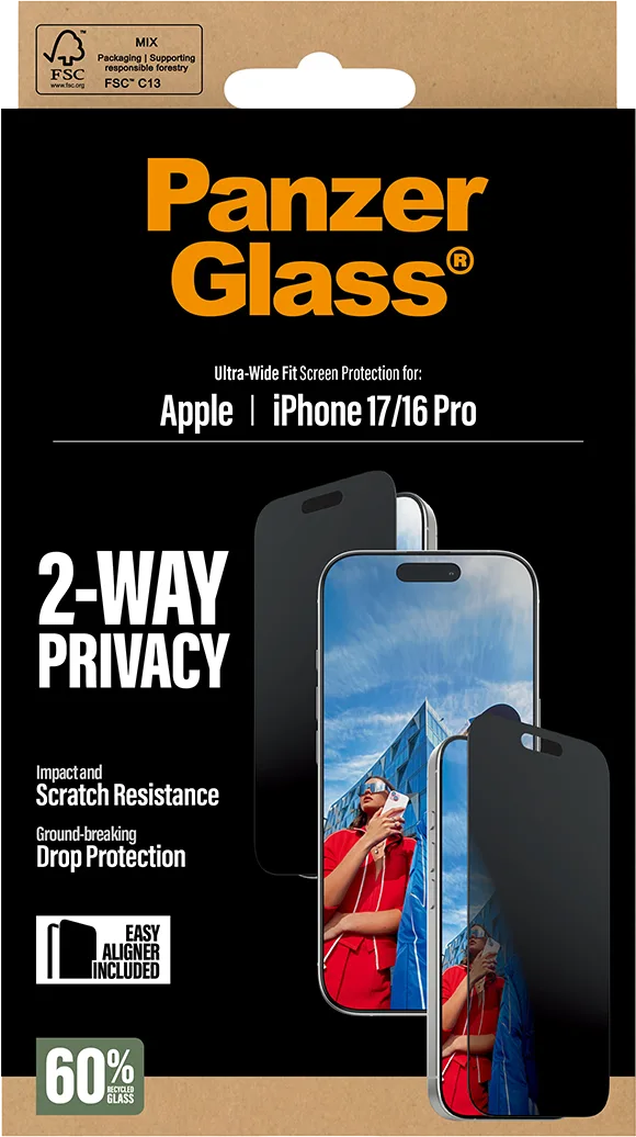 PanzerGlass iPhone 17/16 Pro Privacy
