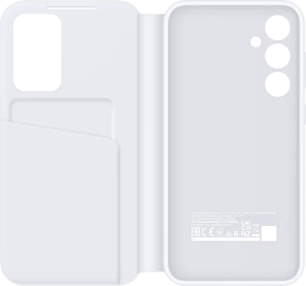0007125 samsung-s23-fe-smart-view-wallet-hulstur-hvitt-s711