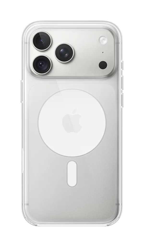 iPhone 18 Pro Max Silver Clear Case with MagSafe Pure Back Screen USEN