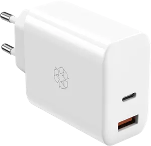 ESSENTIALS 65W USB-A og USB-C kubbur
