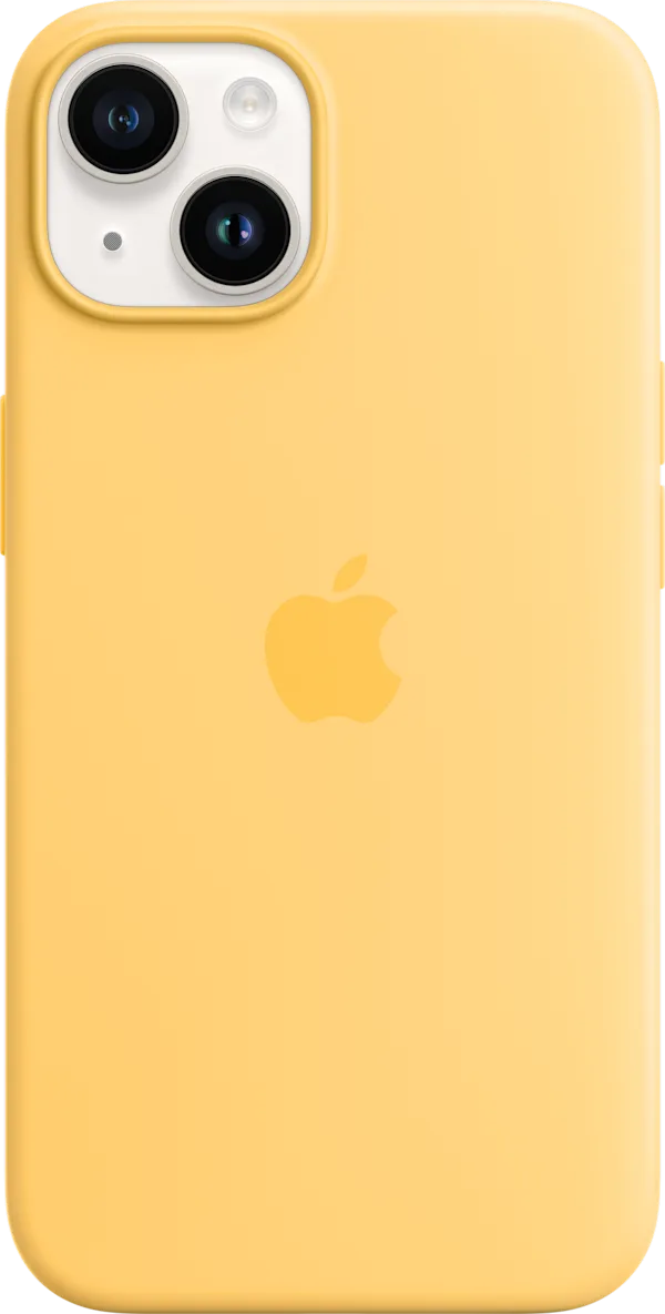 iPhone 14 Silicone Case with MagSafe - Sunglow