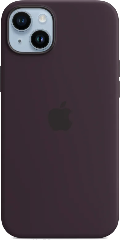 iPhone 14 Plus Silicone Case with MagSafe - Elderberry