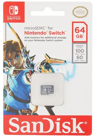 Sandisk Micro SDXC Kort Nintendo