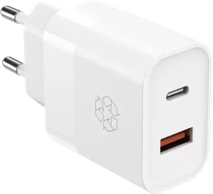 ESSENTIALS 30W USB-A og USB-C kubbur