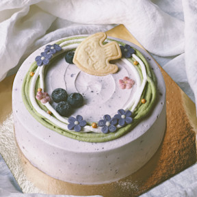 Purple Garden Cake