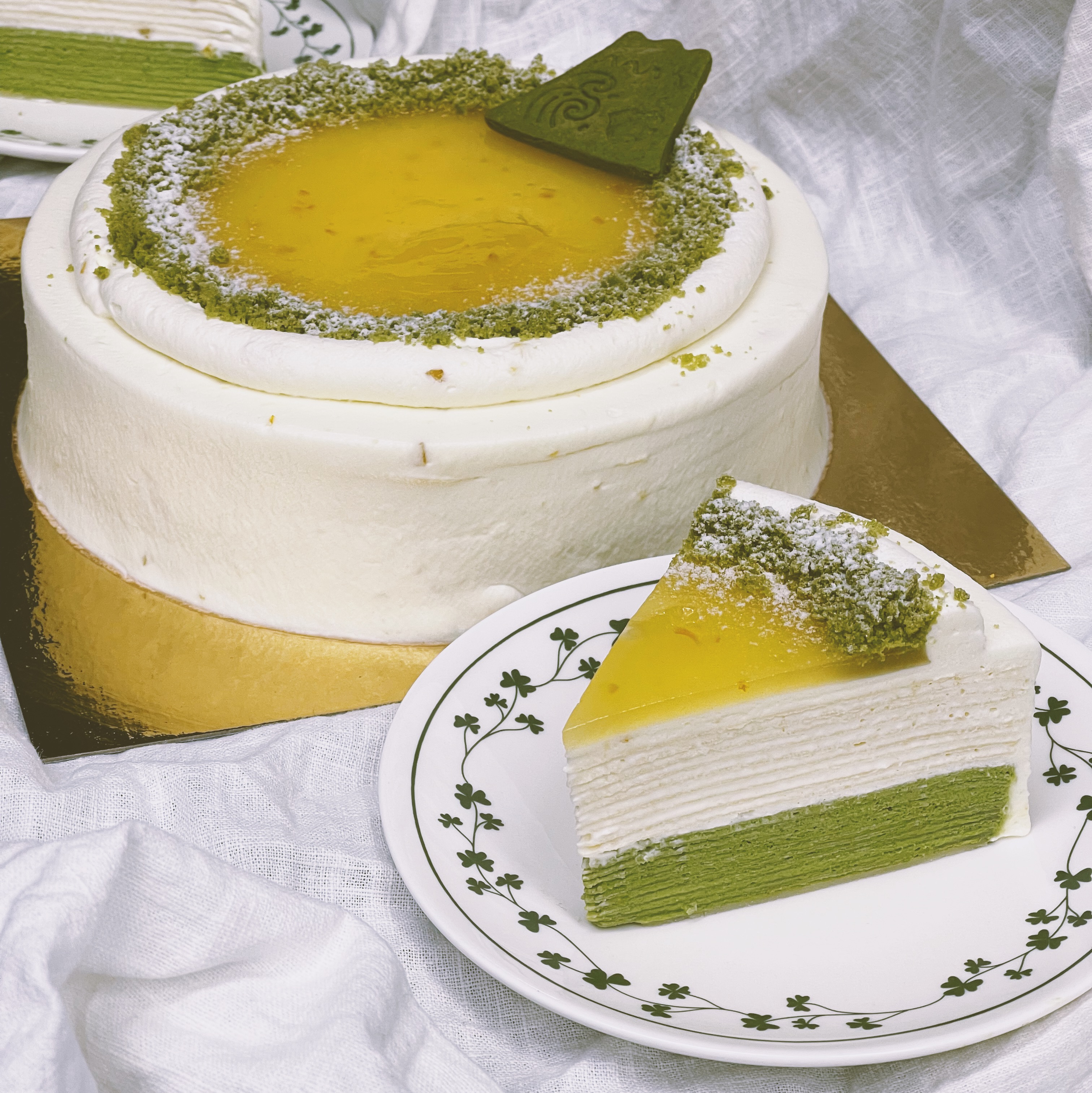 Green Sunshine Mille Crepes