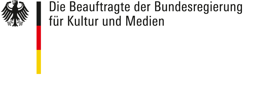 Gefördert von der Beauftragten der Bundesregierung für Kultur und Medien 