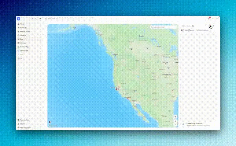 map view filter by group