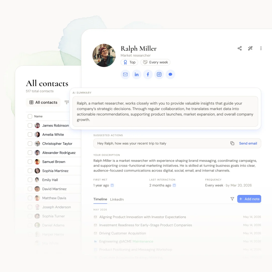 AI Summary on every contact