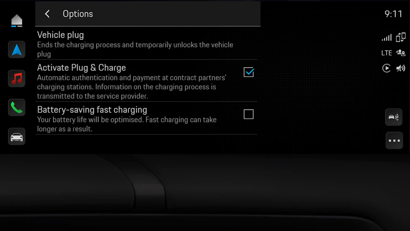 Activation Plug & Charge dans le PCM