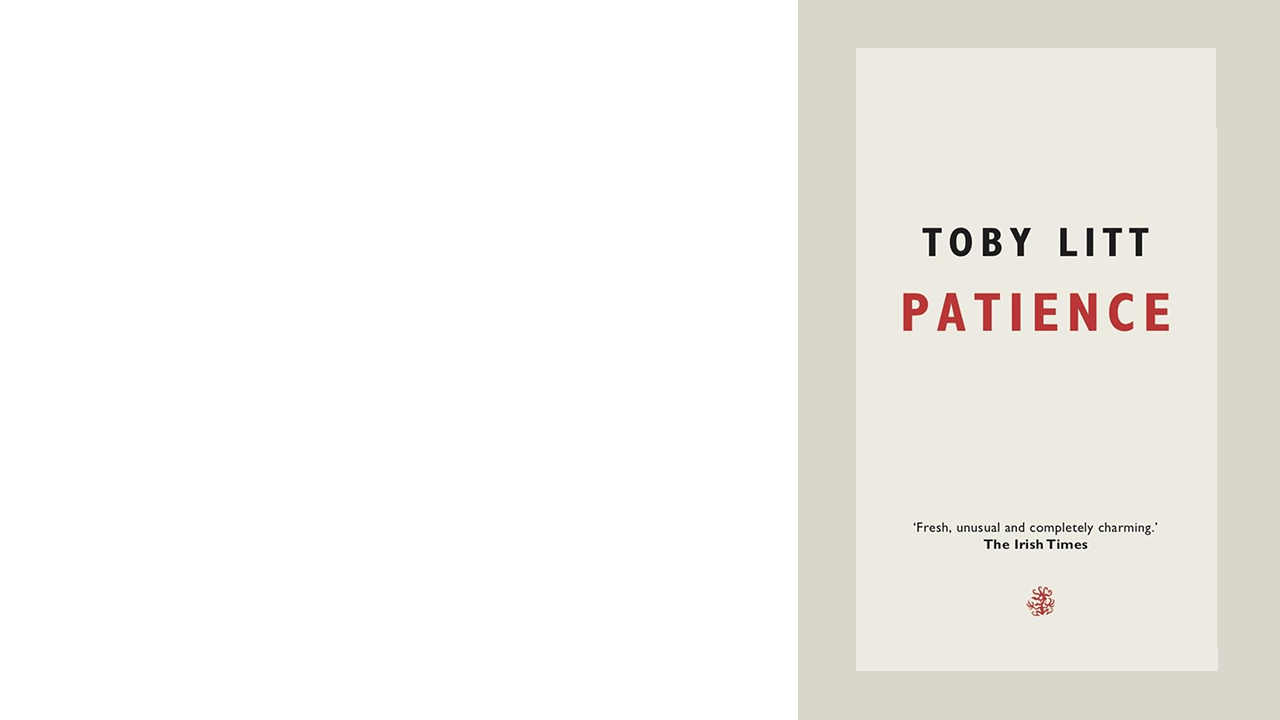 Cover of Patience by Toby Litt