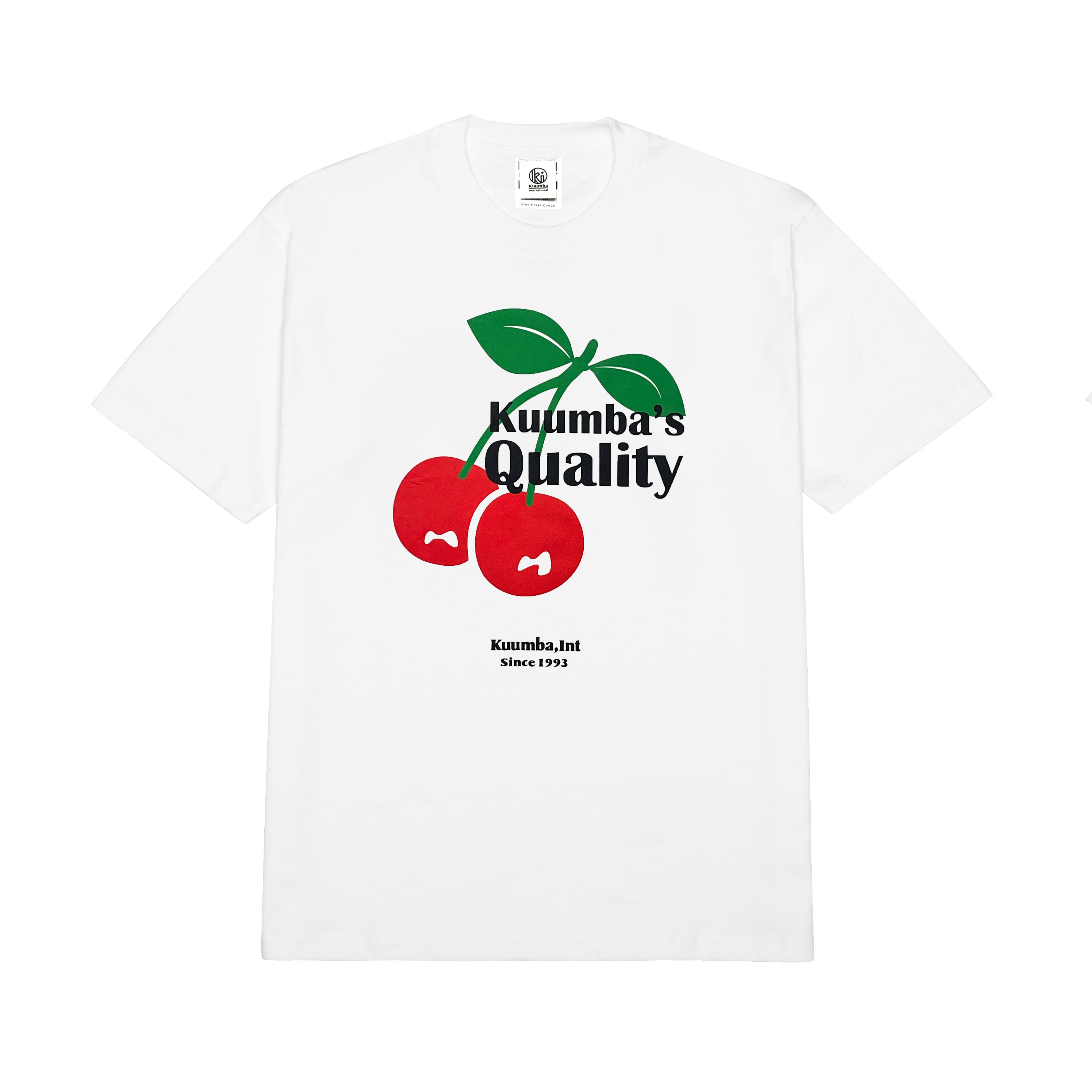 Kuumba Cherry T-Shirt WHITE