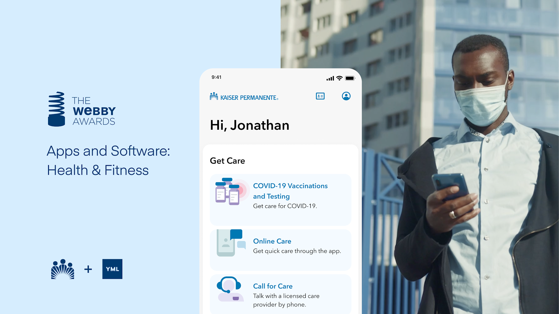 Kaiser Permanente and YML Earn Webby Nomination for Best Health App