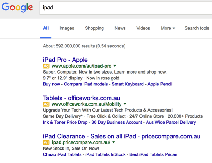 ipad-google-search