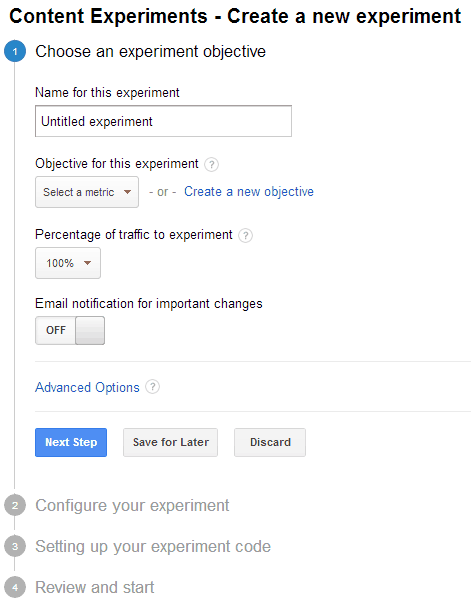 google-Content-Experiments