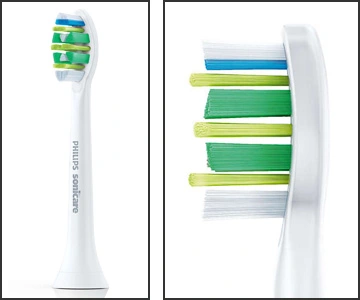 Photo showing a Sonicare Intercare sonic brush head