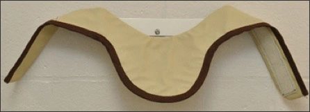 Photo showing an example of a thyroid collar