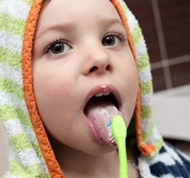 Brushing your tongue properly