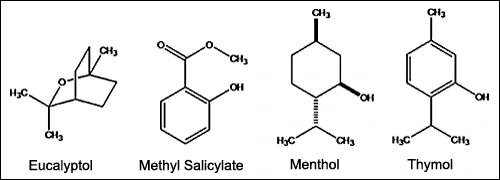 Image of Essential Oil molecules