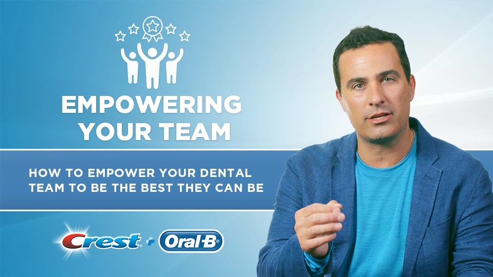 ## Empower Your Dental Team
“Empower Your Dental Team” explores the many benefits of assigning Team Members their own areas of expertise. The episode points out that delegating responsibilities to key members can help Dental Practices improve productivity, morale and ROI.

Additional Resources:<br>
[dentalcare.com](https://www.dentalcare.com/en-us "dentalcare.com")
[dentalcare.com/Team Building Goals](https://www.dentalcare.com/en-us/practice-management/teambuilding/keep-motivation-high-with-a-team-vision-and-team-goals "Team Vision and Team Goals")
[dentalcare.com/Continuing Education](https://www.dentalcare.com/en-us/ce-courses "Dental Professional Continuing Education")

__Host__
<br>
Presented by [Dentainment](https://dentainment.com/ "Dentainment"), a Digital Creative Agency for the Dental Community. 