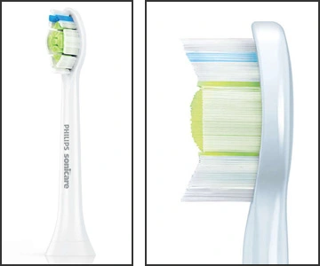 Photo showing a Sonicare DiamondClean sonic brush head