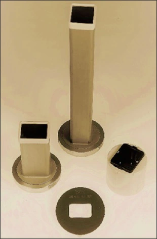 Photo showing examples of rectangular collimators