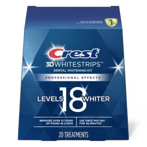 Crest 3DWhitestrips Professional Effects, 20 treatments