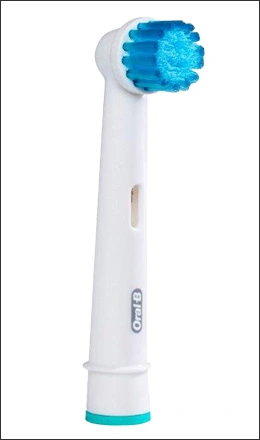 Photo showing a Oral-B Sensitive Clean power brush head