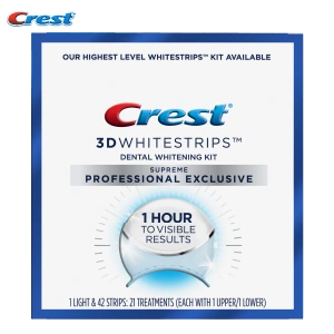 Crest 3DWhite Whitestrips with Light, Professional Exclusive