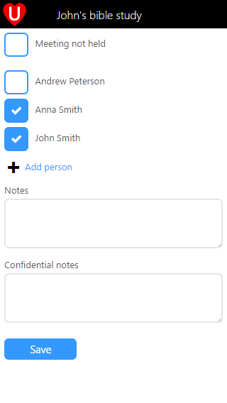Adding people to attendance report | UCare