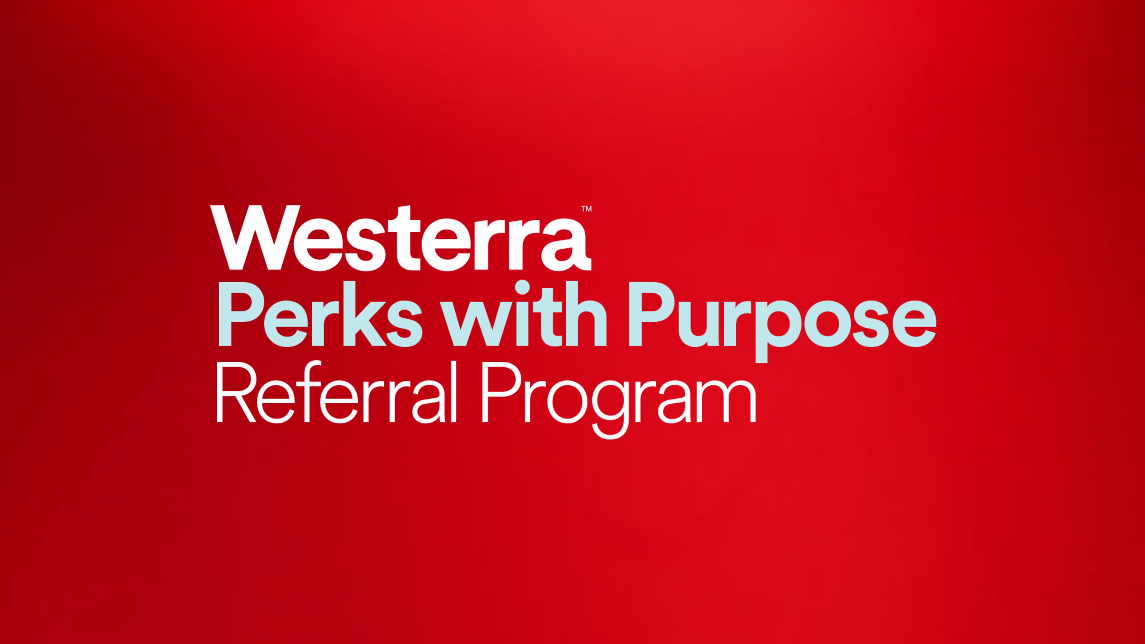 Perks with Purpose Referral Program Image Red Background