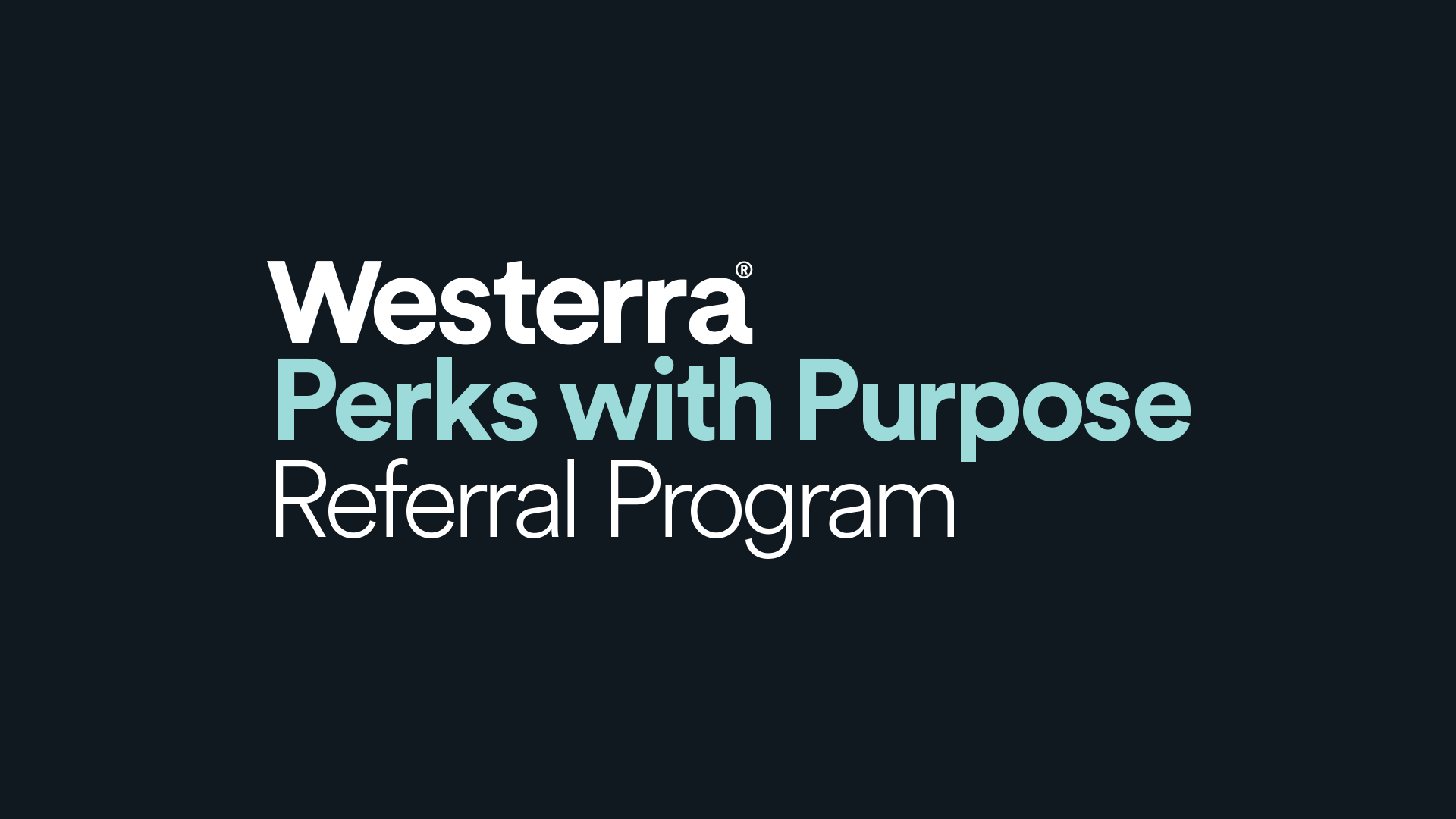 Perks with Purpose Referral Program Image Red Background