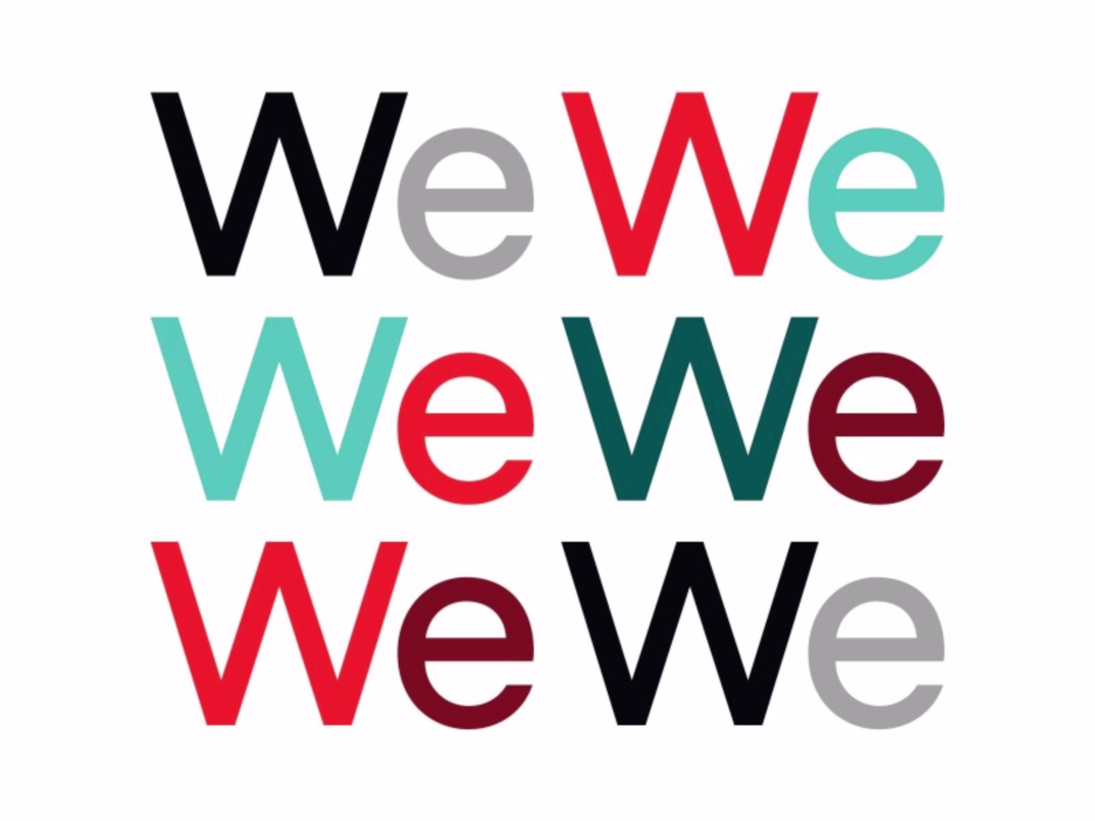 "We" repeated 6 times