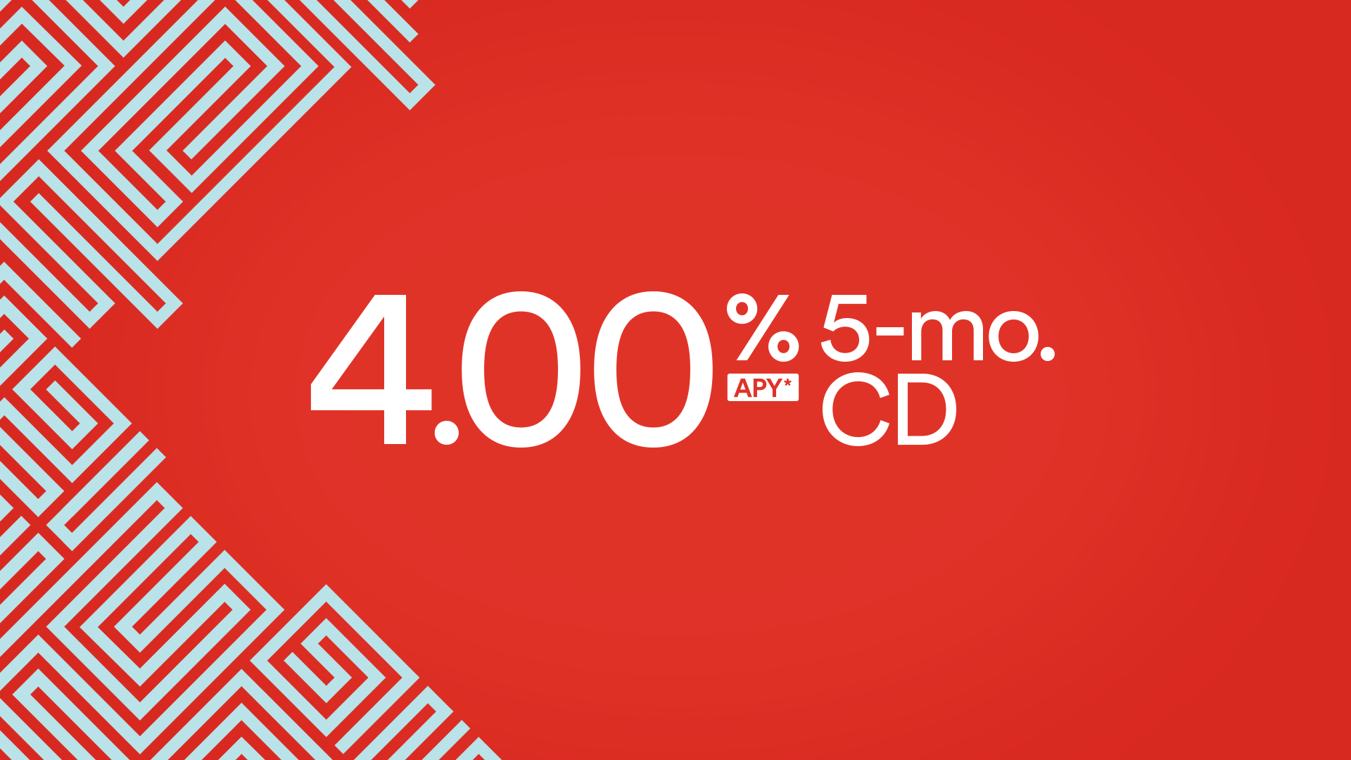 4.0% apy 5-mo CD