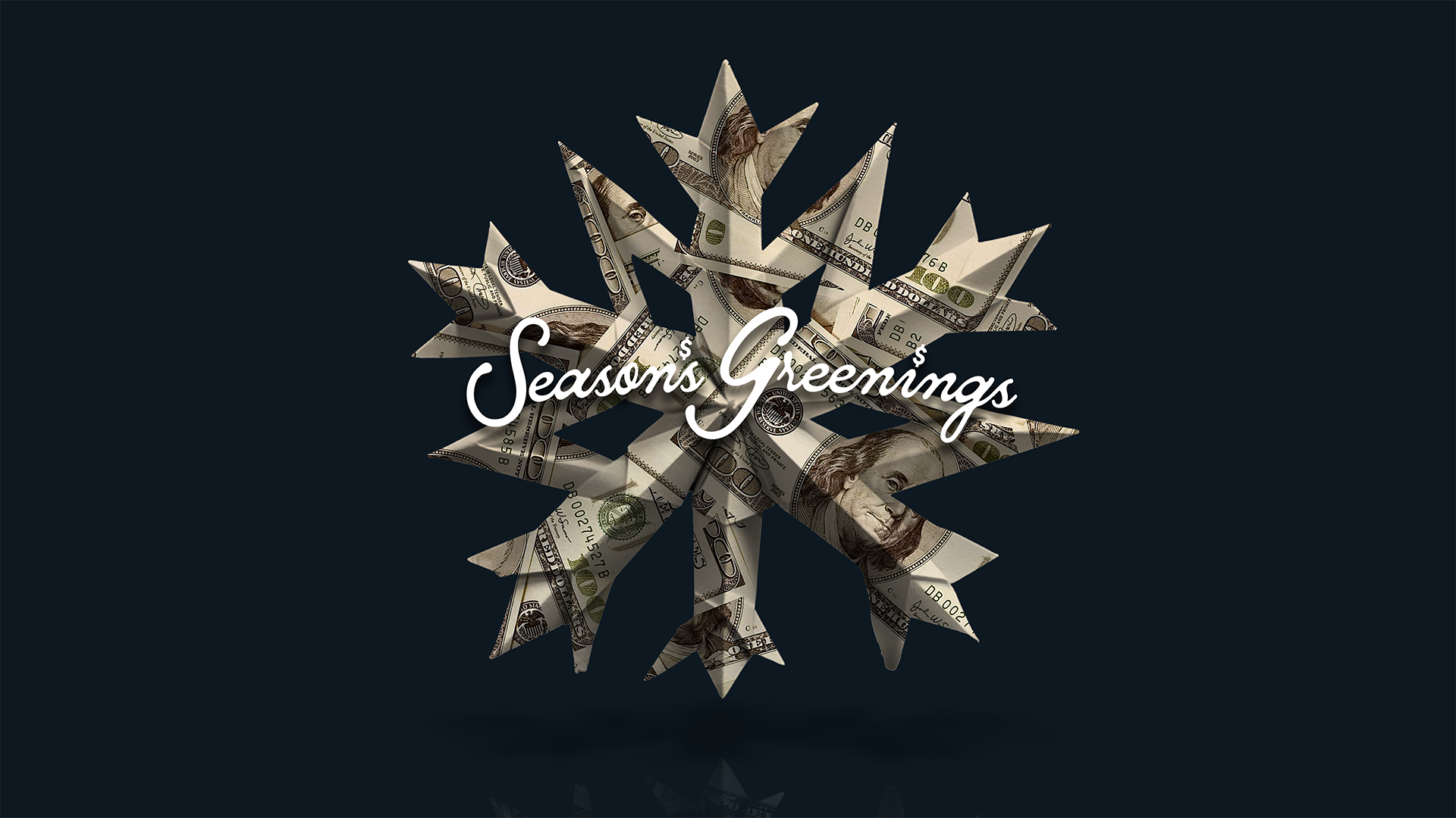 "Seasons greenings, make it snow." Offer ends December 31st, 2025.