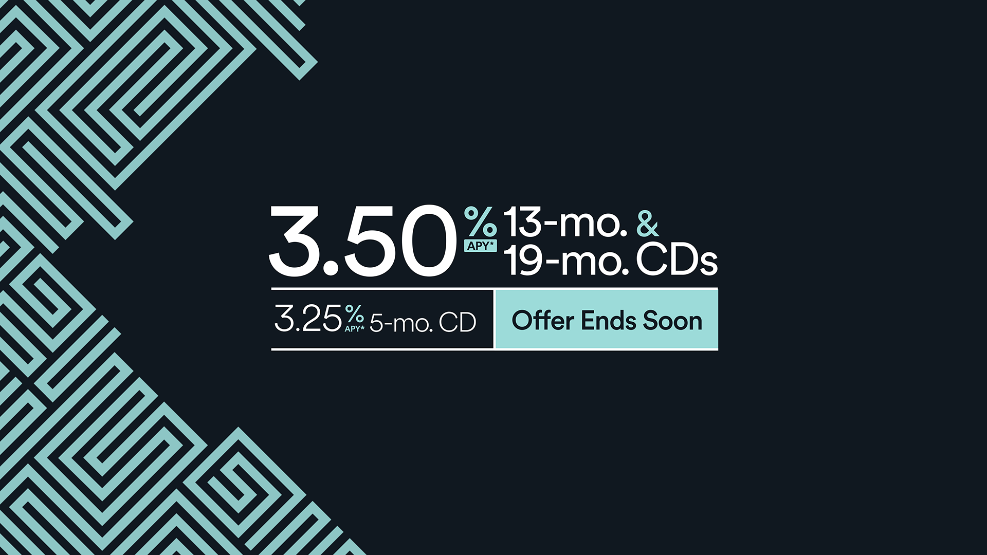 Westerra Credit Union offers one of the best rates for a CD, 4% for 5 months and 3.75% for 13 months.