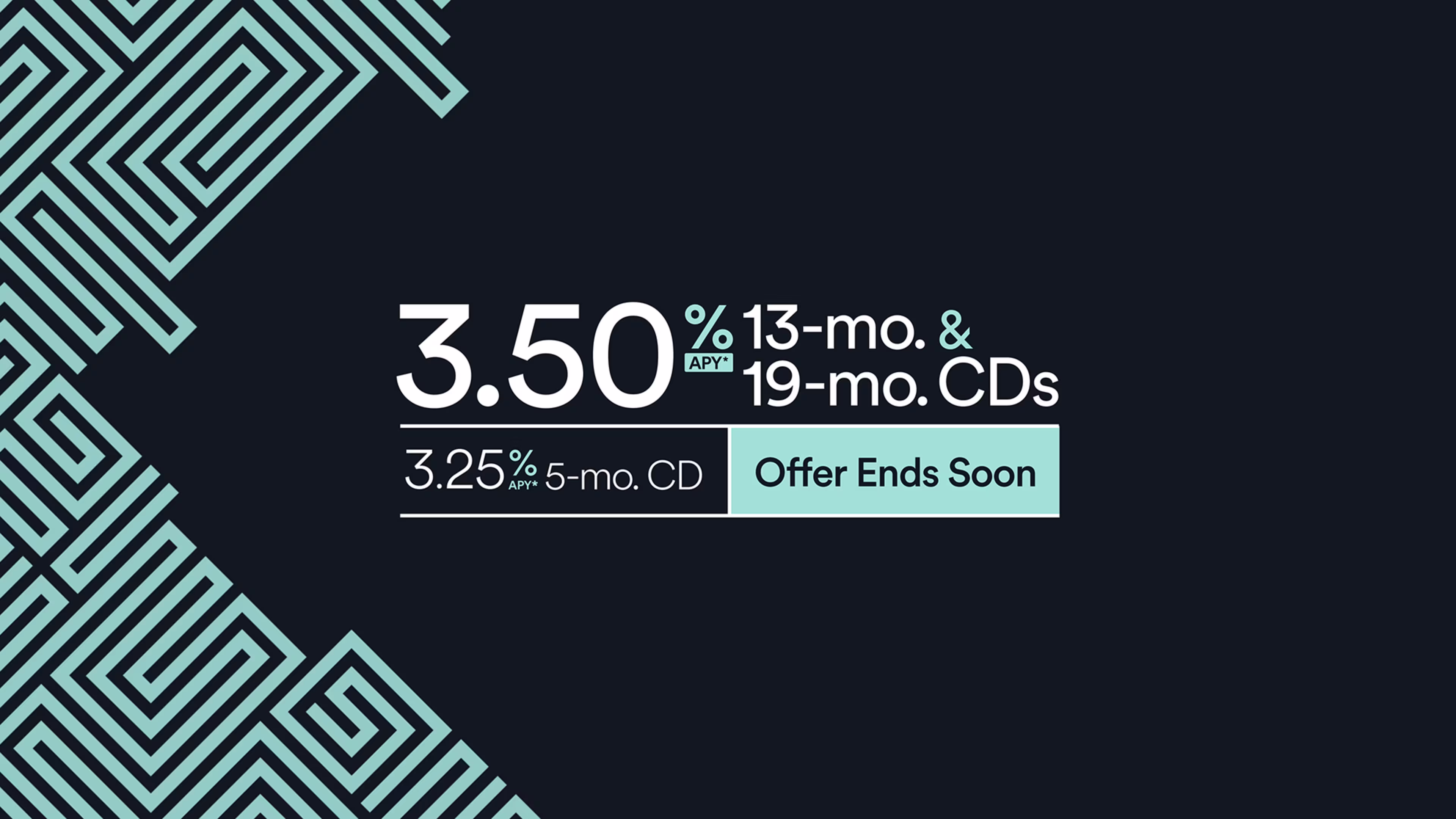 Westerra Credit Union offers one of the best rates for a CD, 4% for 5 months and 3.75% for 13 months.