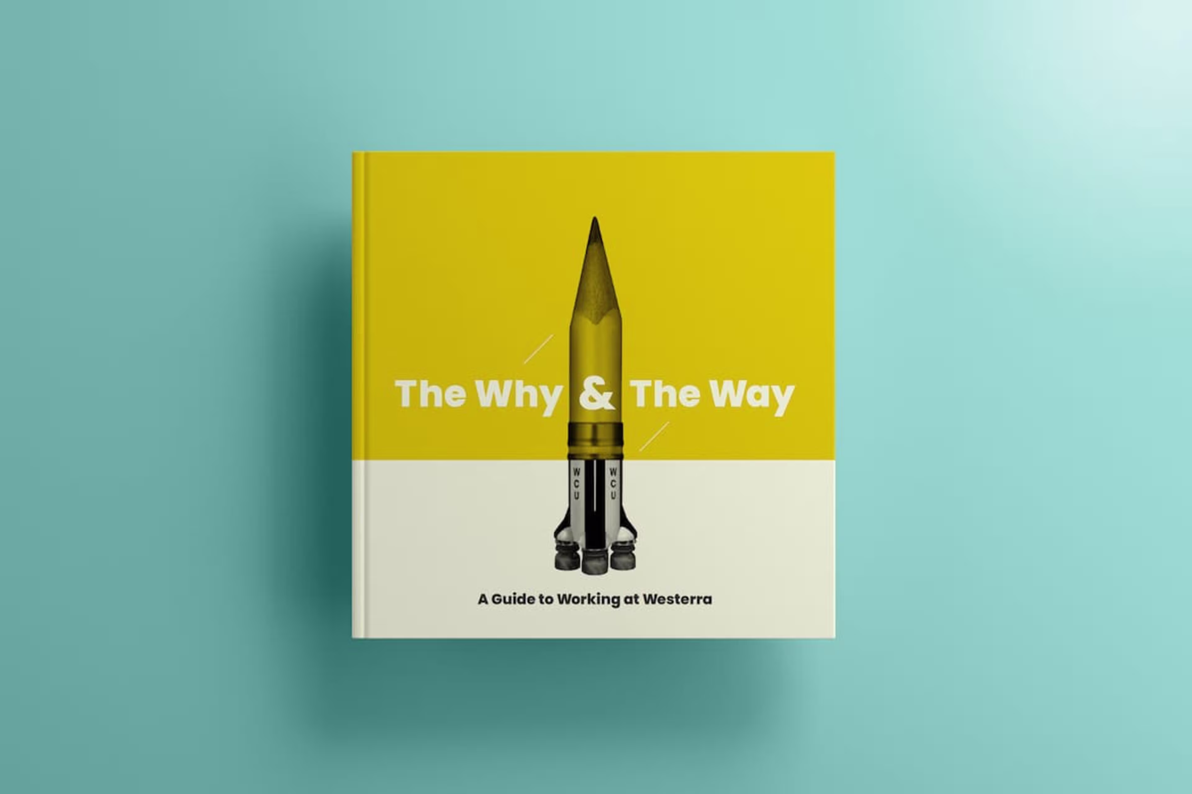 Cover of a book called The Why & The Way on a blue background