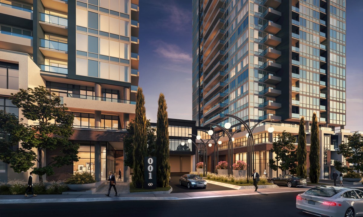 Rendering of the exterior of Union Towers