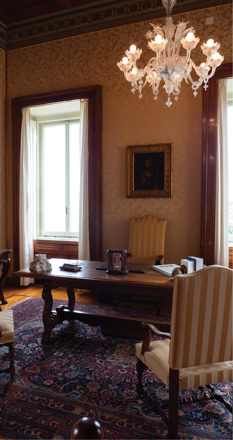 Kaufman house interior office