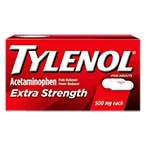 Adult TYLENOL Extra Strength product package